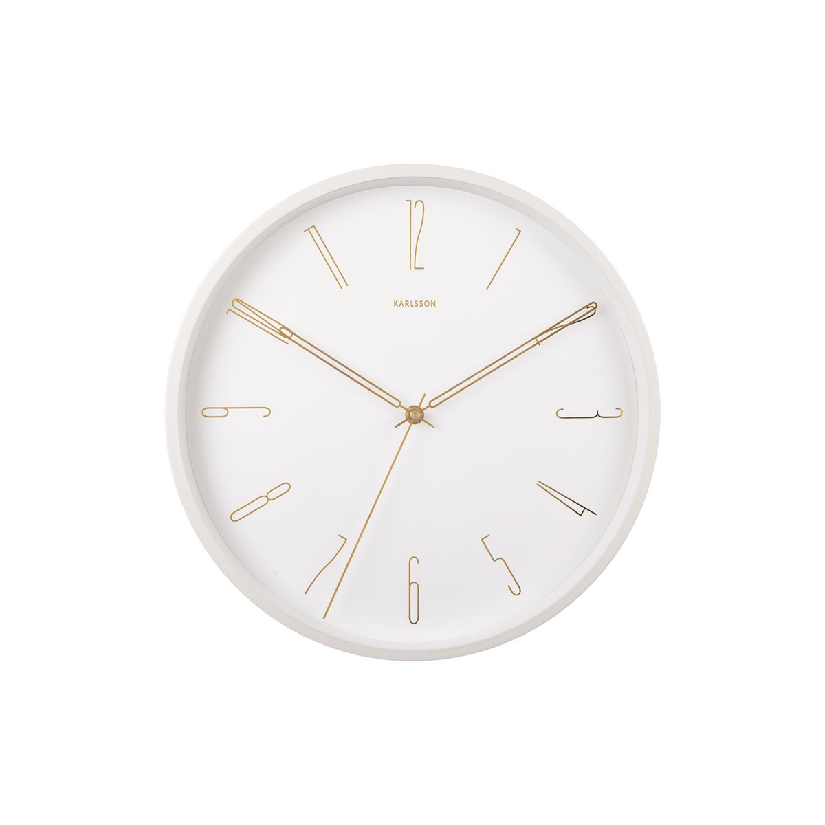 abb5b81e-5b3c-4668-be06-7e3e06f57b94_1200x1200_fill.jpg Bella Wanduhr Weiß von Karlsson – elegante Wanduhr aus Eisen