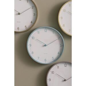 Seni Wanduhr Grün/Weiß - Minimalistisches Scandi-Design