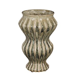 Grinda Vase Grün von Mica Decorations - handgefertigte Keramikvase