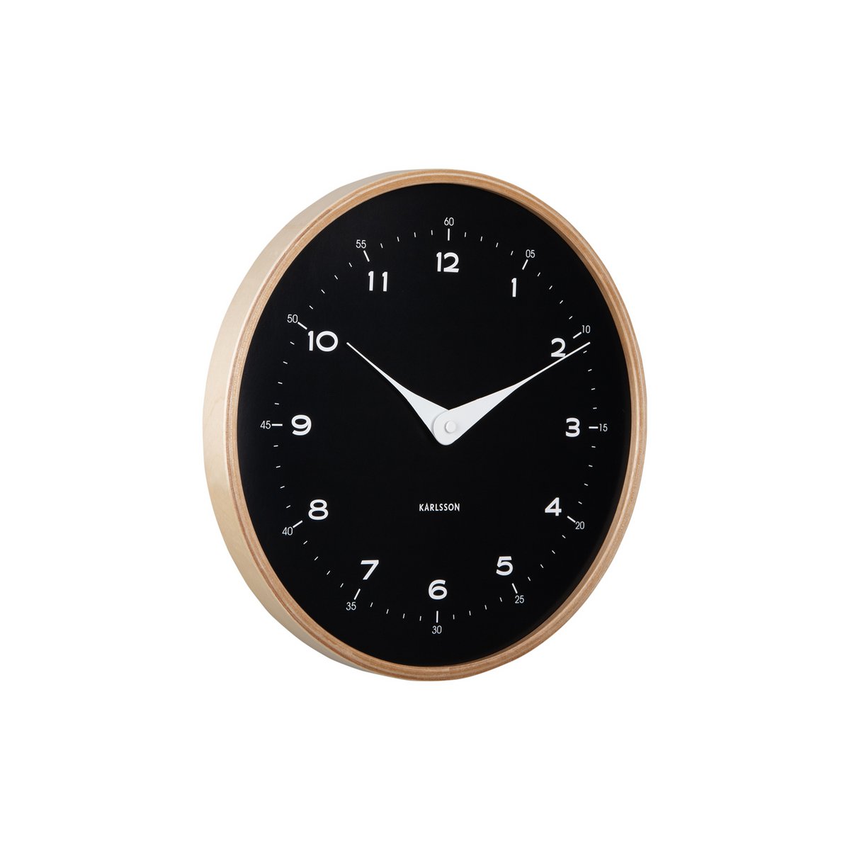 c4d71748-9133-448f-b76c-da4bcfd020d0_1200x1200_fill.jpg Velora Wanduhr Schwarz - elegantes Design mit gewölbter Glasplatte