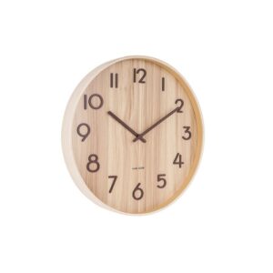 Woodyn Wanduhr Holz von Karlsson – elegante Wanduhr aus Walnussholz